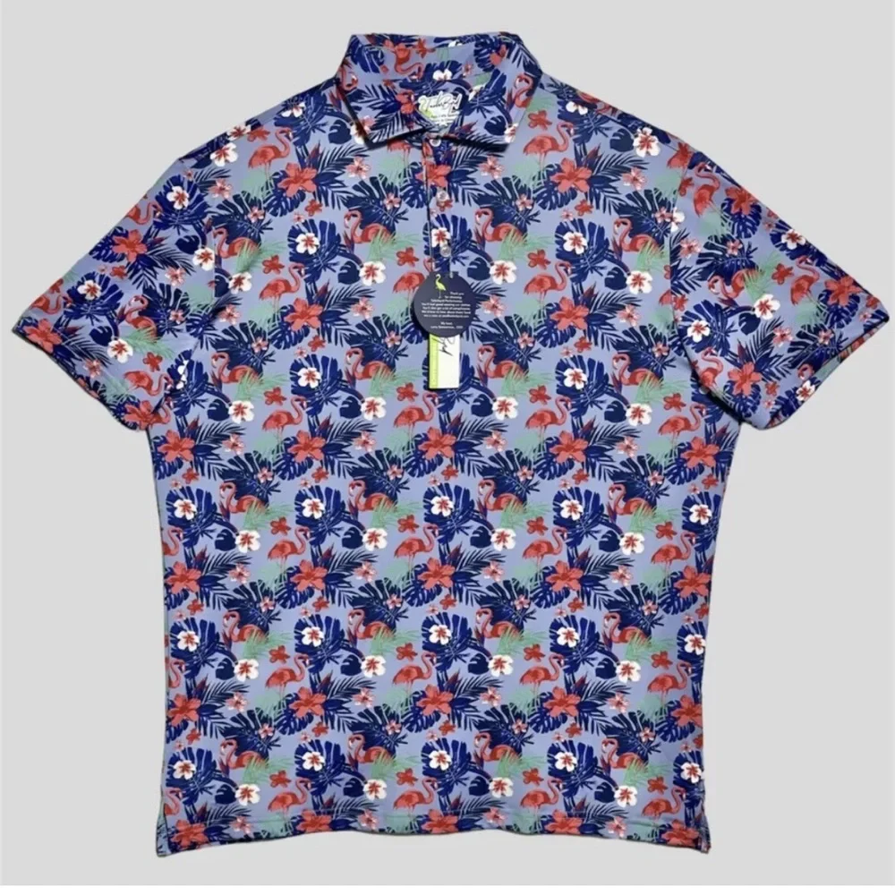 Tailorbyrd Performance Tropical Golf Polo